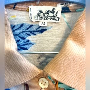 HERMES sea polo “rare find” cotton silk - vintage Italian made